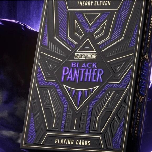 Theory 11 Black Panther Playing Cards - Picture 2 of 9